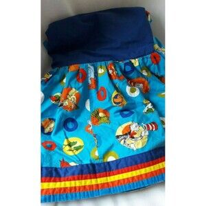 Crib Sheet Skirt Dr Seuss Cat in Hat Grinch Max Green Ham Fish Horton Characters